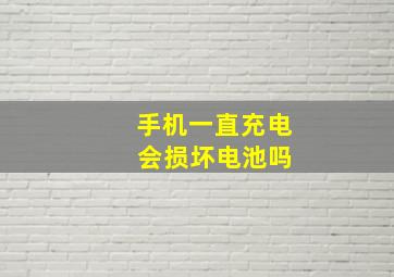 手机一直充电 会损坏电池吗